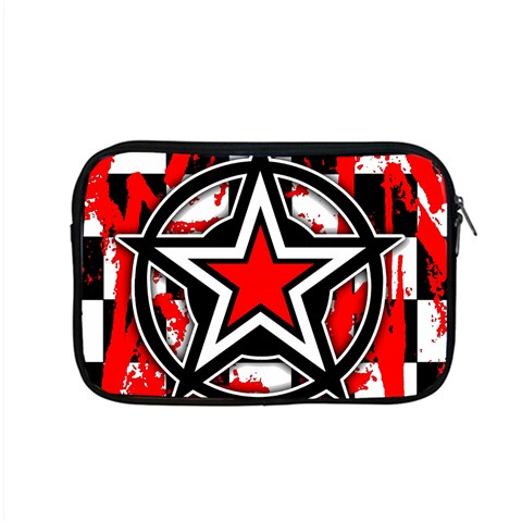 Star Checkerboard Splatter Apple MacBook Pro 15  Zipper Case from ArtsNow.com Front