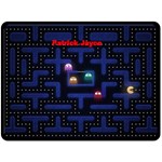 Gamer Video Games PacMan Fleece Blanket Fleece Blanket (Large)