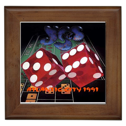 Atlantic City Framed Tile from ArtsNow.com Front