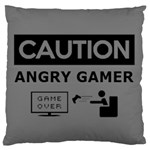 ANGRY GAMER CUSTOM MADE CUSHION CASE Large Cushion Case (Two Sides)