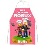 Will Cook For Robux Roblox Full Print Apron With 2 Front Pockets Full Print Apron Clone