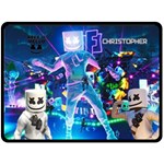 MARSHMELLO LARGE CUSTOM MADE FLEECE BLANKET Fleece Blanket (Large)