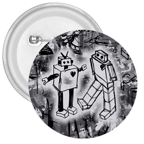 Robot Love 3  Button from ArtsNow.com Front