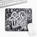 Robot Love Large Mousepad