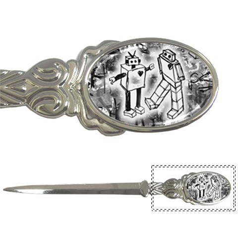 Robot Love Letter Opener from ArtsNow.com Front