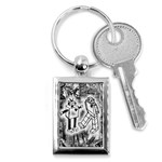 Robot Love Key Chain (Rectangle)