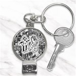 Robot Love Nail Clippers Key Chain