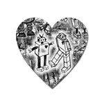 Robot Love Magnet (Heart)