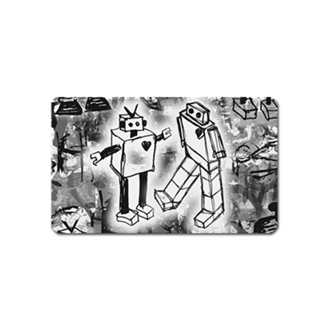 Robot Love Magnet (Name Card) from ArtsNow.com Front