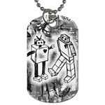 Robot Love Dog Tag (Two Sides)