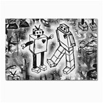 Robot Love Postcard 4 x 6  (Pkg of 10)