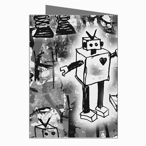 Robot Love Greeting Card from ArtsNow.com Right