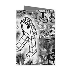 Robot Love Mini Greeting Cards (Pkg of 8) from ArtsNow.com Left