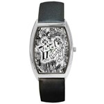 Robot Love Barrel Style Metal Watch