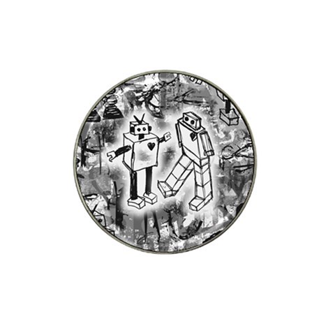 Robot Love Hat Clip Ball Marker (4 pack) from ArtsNow.com Front