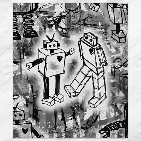 Robot Love Canvas 8  x 10  from ArtsNow.com 8.15 x9.66  Canvas - 1