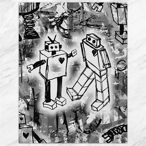 Robot Love Canvas 12  x 16  from ArtsNow.com 11.86 x15.41  Canvas - 1