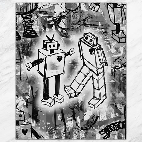 Robot Love Canvas 16  x 20  from ArtsNow.com 15.75 x19.29  Canvas - 1