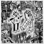 Robot Love Canvas 20  x 20 