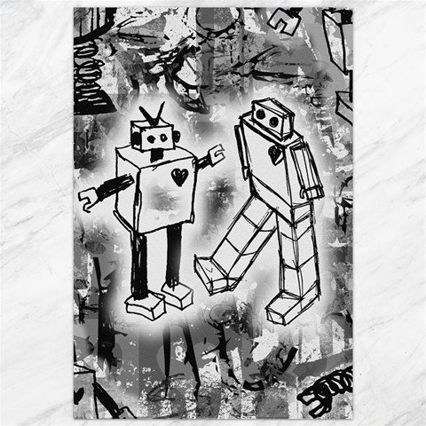 Robot Love Canvas 20  x 30  from ArtsNow.com 19.62 x28.9  Canvas - 1