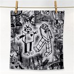 Robot Love Face Towel