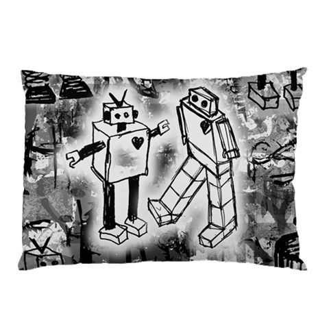 Robot Love Pillow Case from ArtsNow.com 26.62 x18.9  Pillow Case