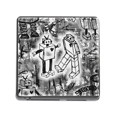 Robot Love Memory Card Reader (Square 5 Slot) from ArtsNow.com Front