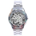 Robot Love Stainless Steel Analogue Watch