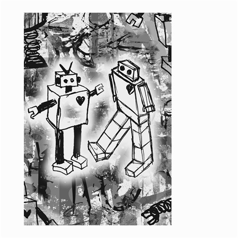 Robot Love Small Garden Flag (Two Sides) from ArtsNow.com Front