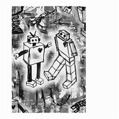 Robot Love Small Garden Flag (Two Sides) from ArtsNow.com Front