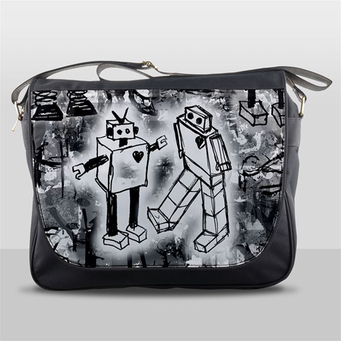 Robot Love Messenger Bag from ArtsNow.com Front