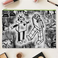 Robot Love Cosmetic Bag (XXXL) from ArtsNow.com Front