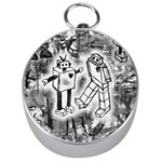 Robot Love Silver Compass