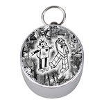 Robot Love Silver Compass (Mini)