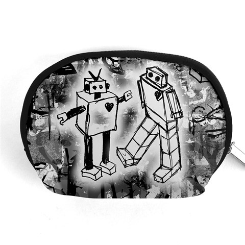 Robot Love Accessory Pouch (Medium) from ArtsNow.com Front