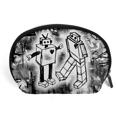 Robot Love Accessory Pouch (Large) from ArtsNow.com Front