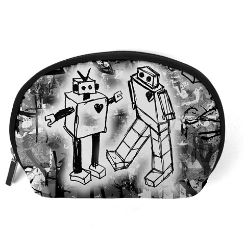 Robot Love Accessory Pouch (Large) from ArtsNow.com Back