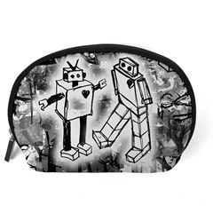 Robot Love Accessory Pouch (Large) from ArtsNow.com Back