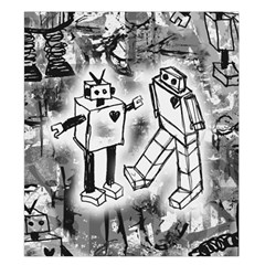 Robot Love Duvet Cover Double Side (King Size) from ArtsNow.com Back