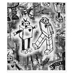 Robot Love Duvet Cover Double Side (California King Size) from ArtsNow.com Back