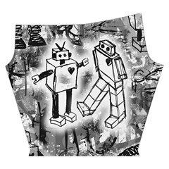 Robot Love Yoga Cropped Leggings from ArtsNow.com Left