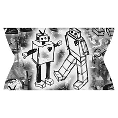 Robot Love Yoga Cropped Leggings from ArtsNow.com Waistband Back