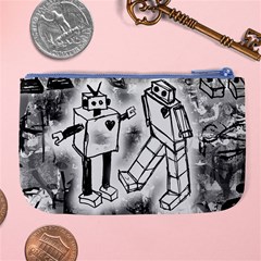 Robot Love Large Coin Purse from ArtsNow.com Back
