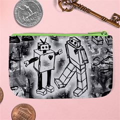 Robot Love Large Coin Purse from ArtsNow.com Back