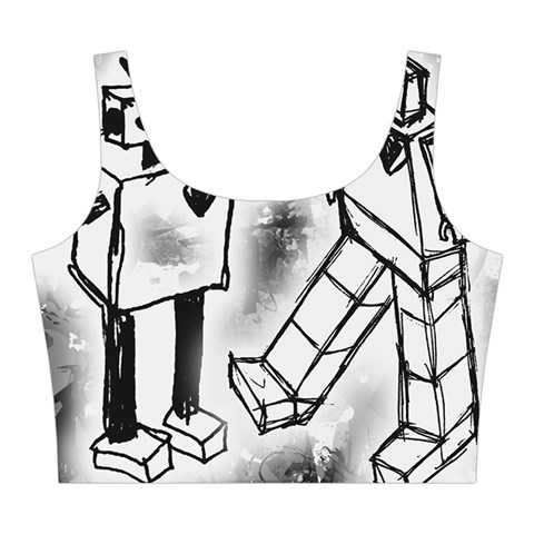 Robot Love Midi Sleeveless Dress from ArtsNow.com Top Back