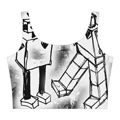 Robot Love Midi Sleeveless Dress from ArtsNow.com Top Back