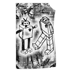 Robot Love Women s Button Up Vest from ArtsNow.com Front Left