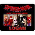 SPIDERMAN INTO THE SPIDER VERSE CUSTOM MADE MEDIUM FLEECE BLANKET Fleece Blanket (Medium)