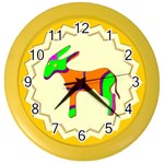 Funky Donkey Color Wall Clock