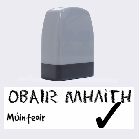 Obair Mhaith Stamp from ArtsNow.com 1.4 x0.5  Stamp